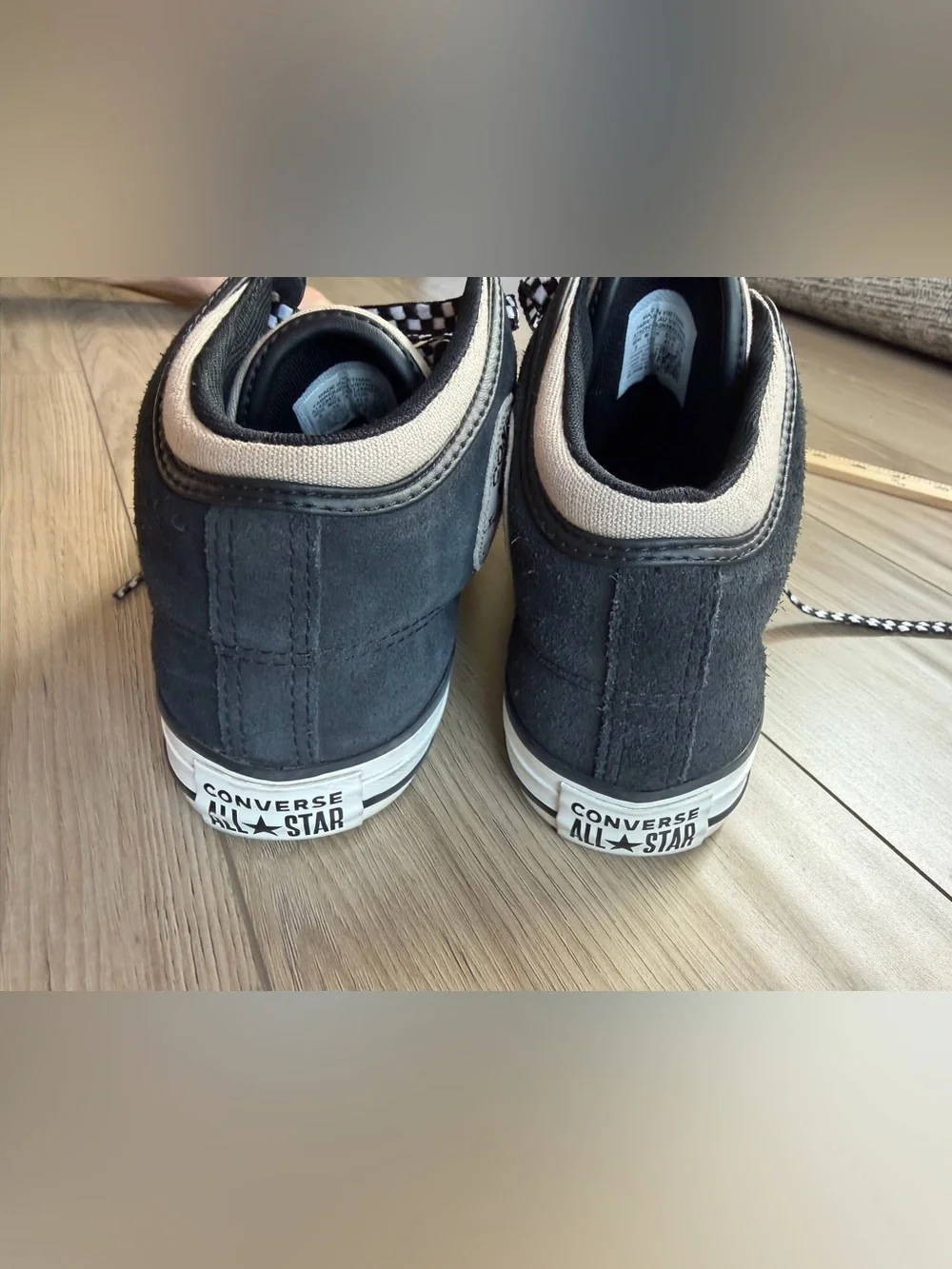 Converse All Star Two-Tone High Street Top Sneakers - Black & Beige men 8/wms 9.